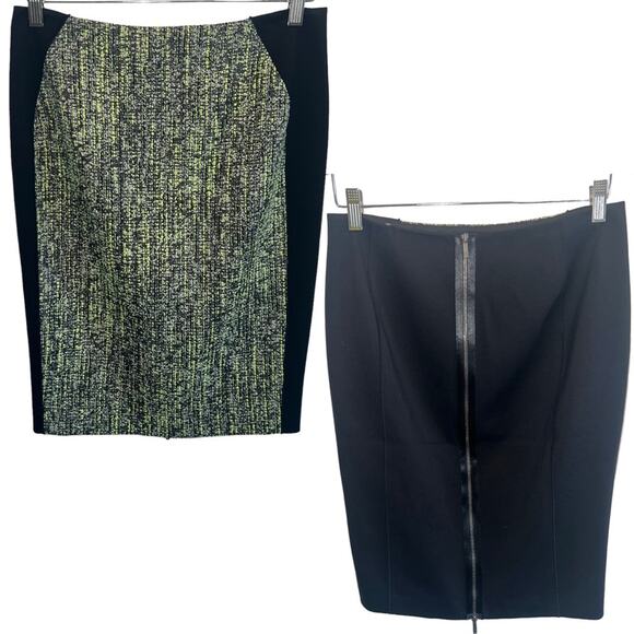 ELIE TAHARI 6 Women's Kelsa Graphic Speckle Tweed Pencil Skirt 6 - Picture 1 of 10